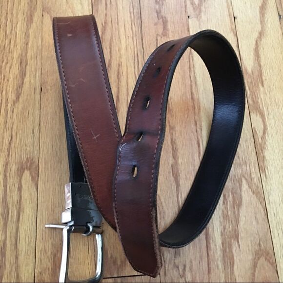 Levi’s Men’s Brown Leather Belt with Back Patch Logo Buckle | Size 34 - Picture 7 of 7